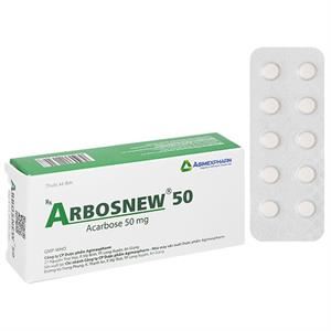 Arbosnew 50 trị đái tháo đường tuýp 2