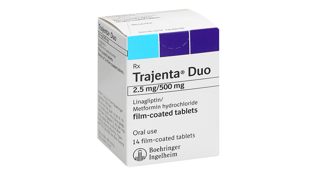 Trajenta Duo 2.5mg/500mg trị đái tháo đường type II