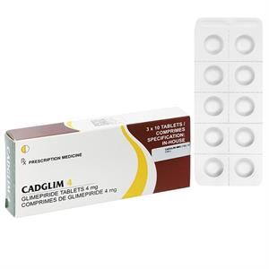 Cadglim 4 trị đái tháo đường tuýp 2 không phụ thuộc insulin