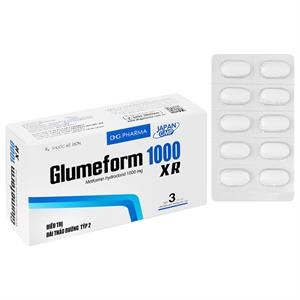 Glumeform 1000 XR trị đái tháo đường