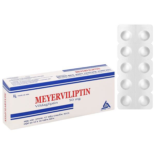 Meyerviliptin 50mg trị đái tháo đường tuýp 2