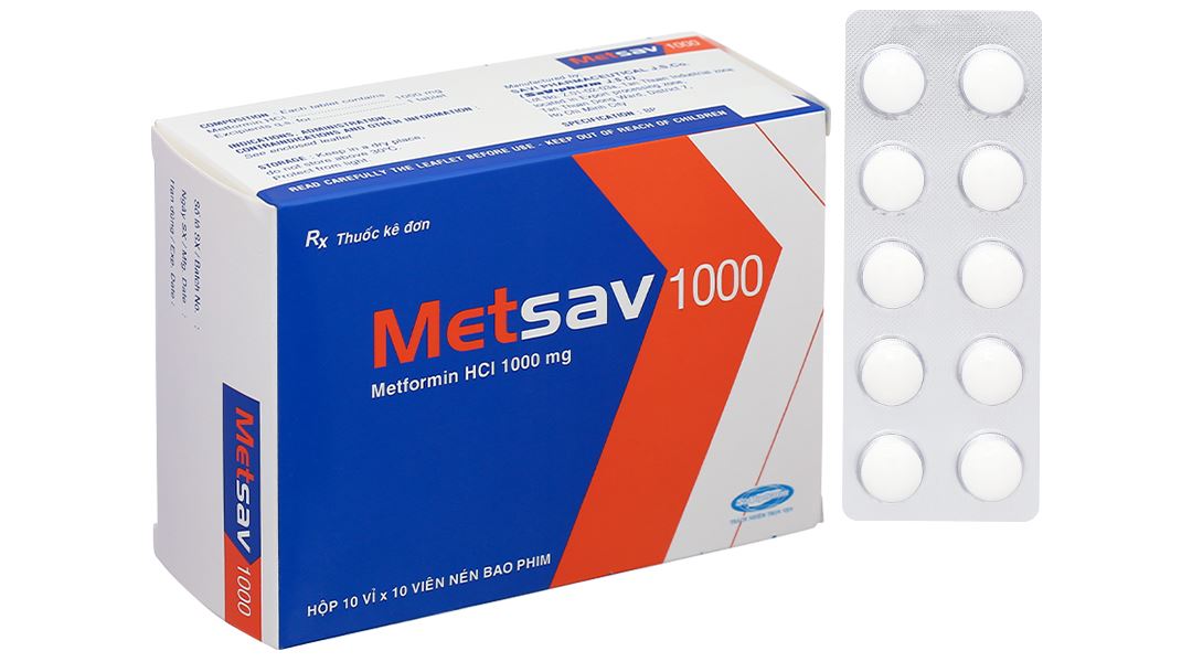 Metsav 1000 điều trị đái tháo đường