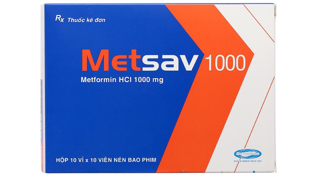 Metsav 1000 điều trị đái tháo đường