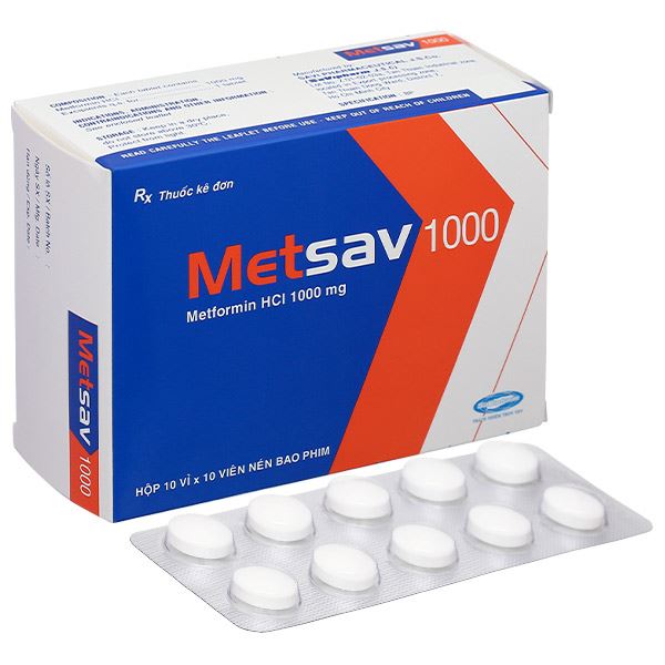 Metsav 1000 điều trị đái tháo đường