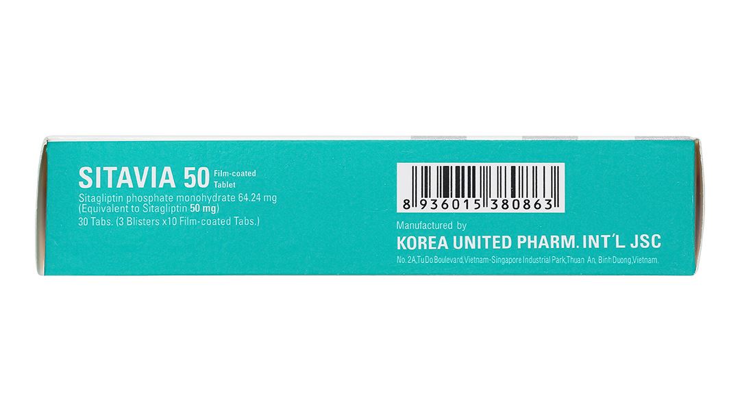 Sitavia 50 điều trị đái tháo đường týp 2
