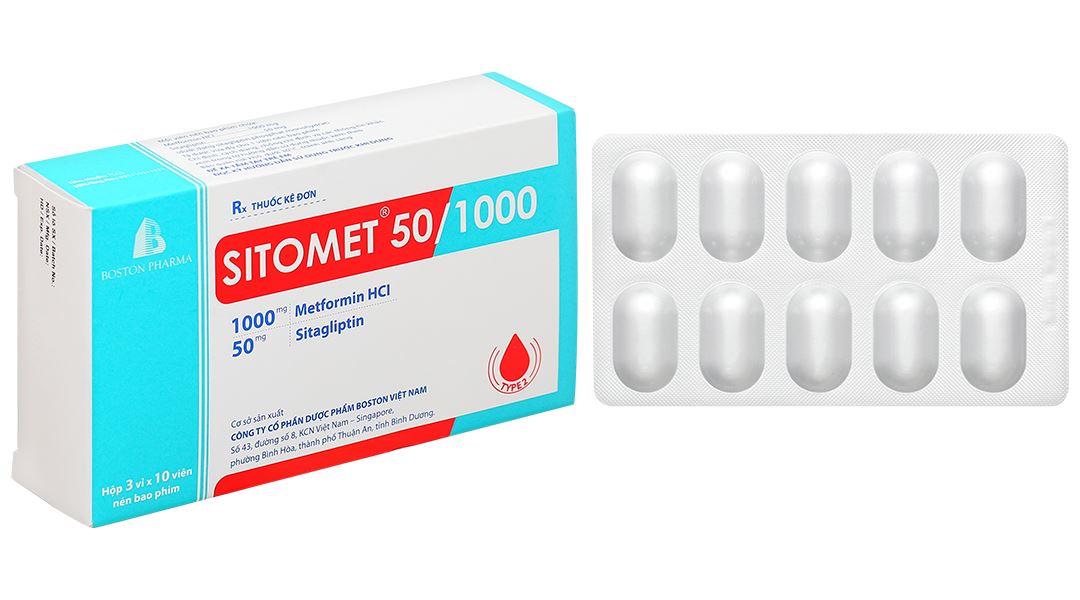 Sitomet 50/1000 hỗ trợ kiểm soát đường huyết ở bệnh nhân đái tháo đường