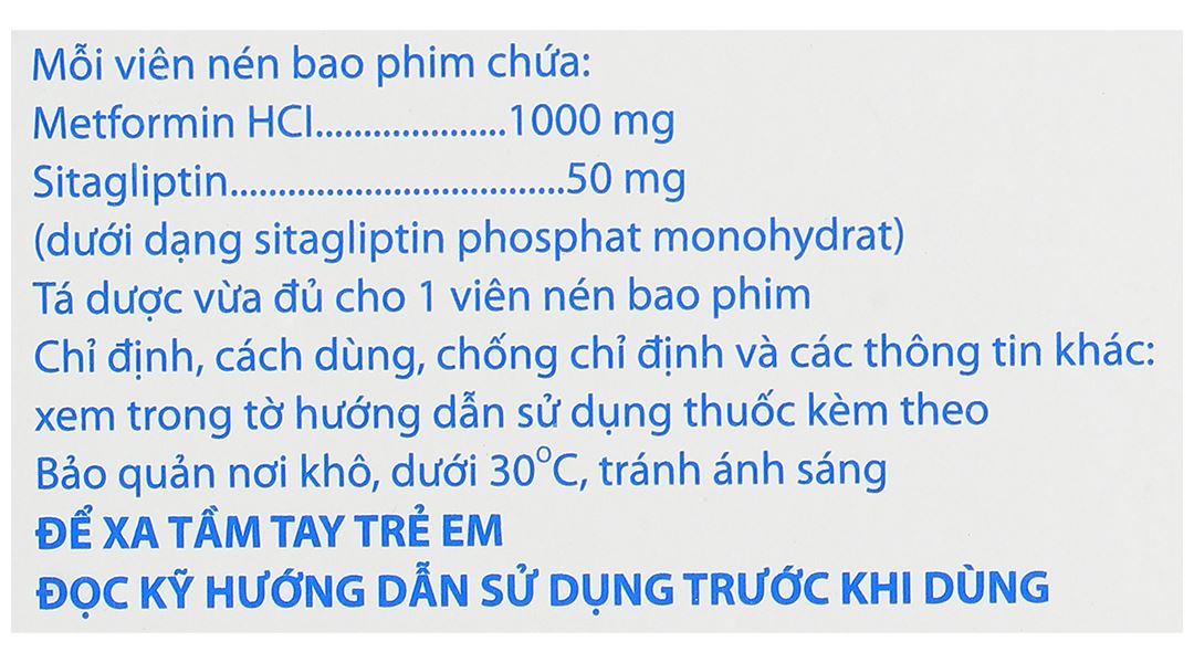 Sitomet 50/1000 hỗ trợ kiểm soát đường huyết ở bệnh nhân đái tháo đường