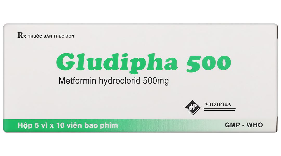 Gludipha 500 điều trị đái tháo đường tuýp 2