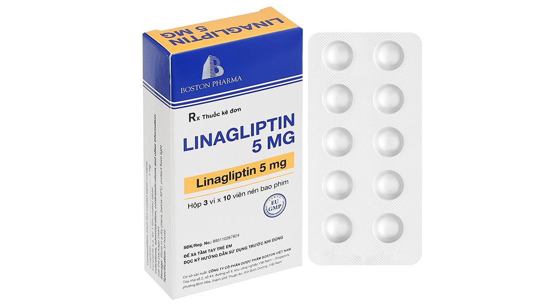 Linagliptin 5mg điều trị đái tháo đường tuýp 2