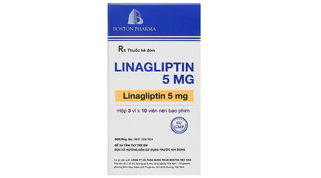 Linagliptin 5mg điều trị đái tháo đường tuýp 2