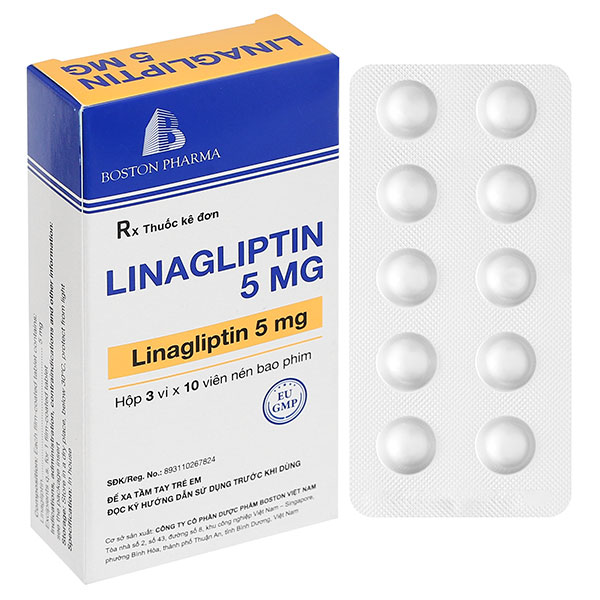 Linagliptin 5mg điều trị đái tháo đường tuýp 2