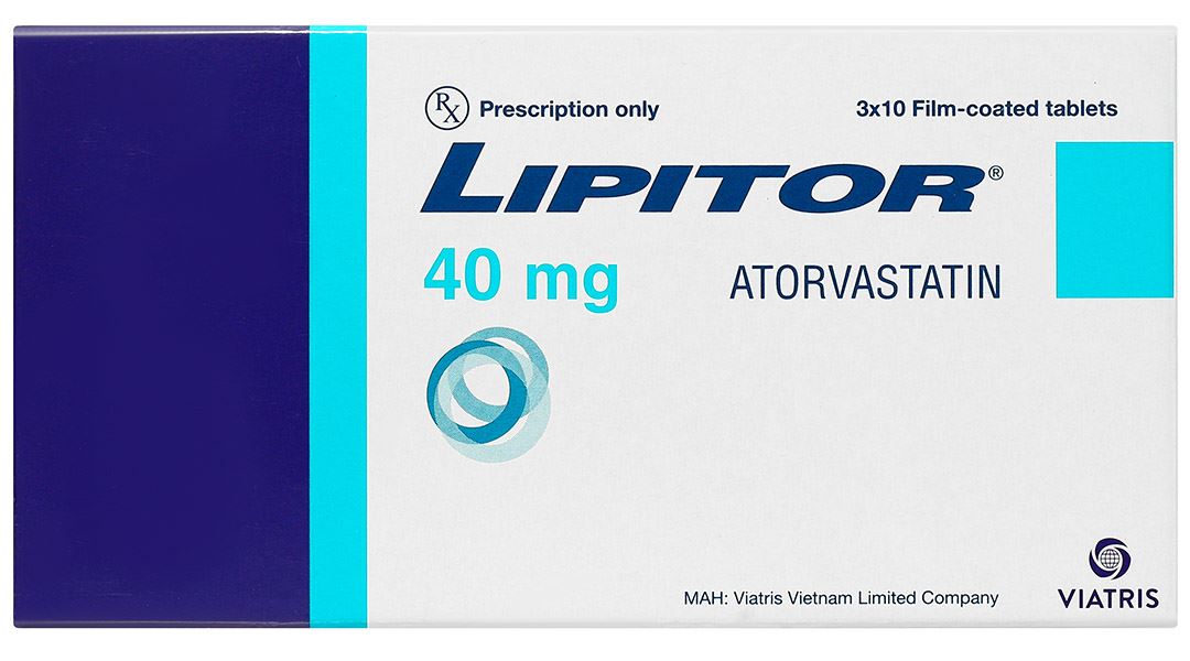 Lipitor 40mg trị rối loạn mỡ máu