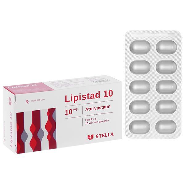 Lipistad 10 trị rối loạn mỡ máu