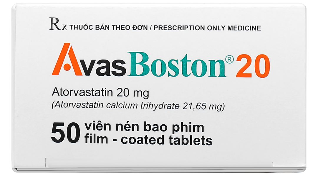 Avasboston 20 điều trị rối loạn mỡ máu