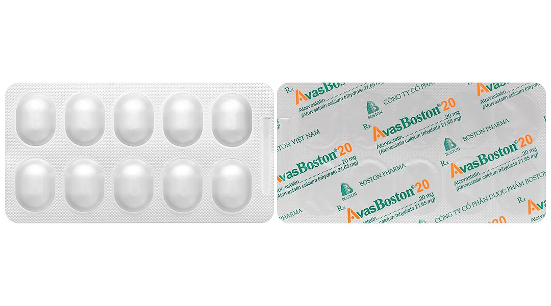 Avasboston 20 điều trị rối loạn mỡ máu