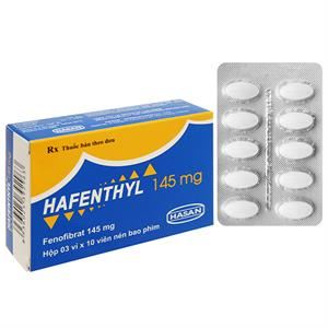 Hafenthyl 145mg trị rối loại lipoprotein máu