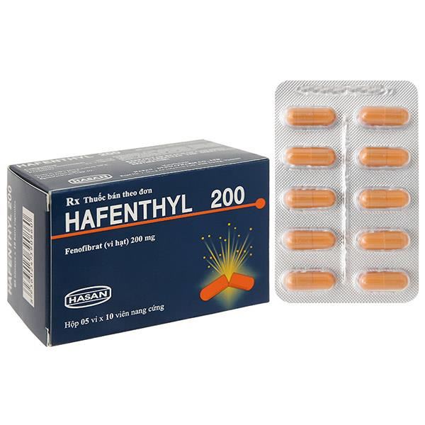 Hafenthyl 200 trị tăng triglycerid máu