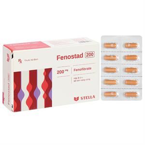 Fenostad 200mg trị tăng triglycerid huyết, lipid huyết
