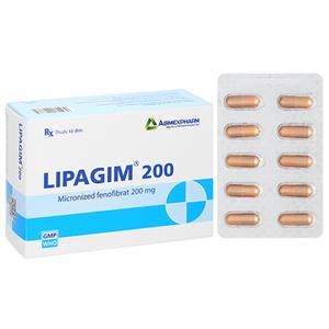 Lipagim 200 trị tăng mỡ máu như tăng Triglycerid, tăng Lipid hỗn hợp