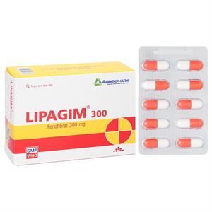 Lipagim 300 điều trị rối loạn mỡ máu, rối loạn Lipoprotein máu