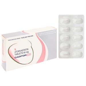 Caditor 40 trị tăng cholesterol huyết