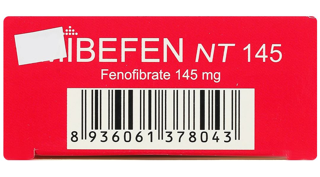 Mibefen NT 145 điều trị tăng triglycerid huyết nặng