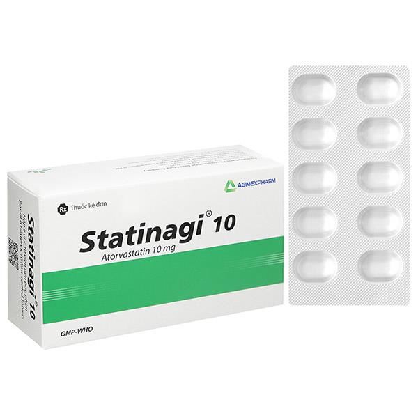 Statinagi 10 trị rối loạn mỡ máu