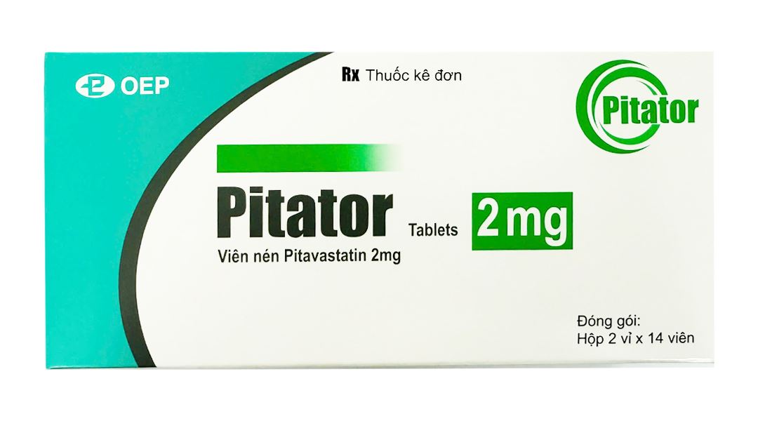 Pitator Tablets 2mg trị rối loạn mỡ máu