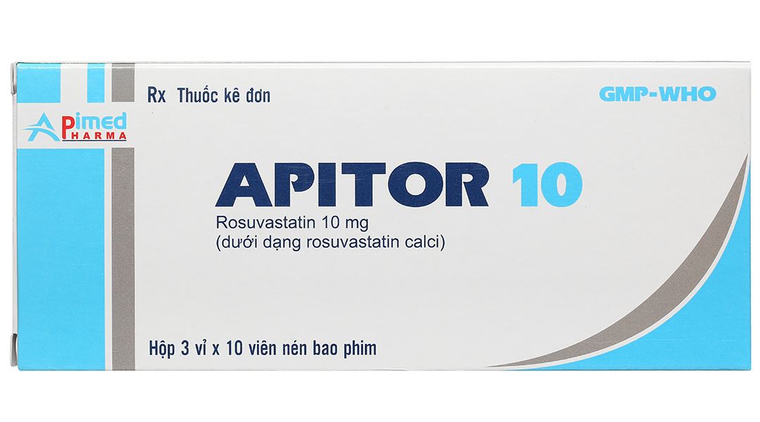Apitor 10 điều trị cholesterol cao, giúp hạ mỡ máu