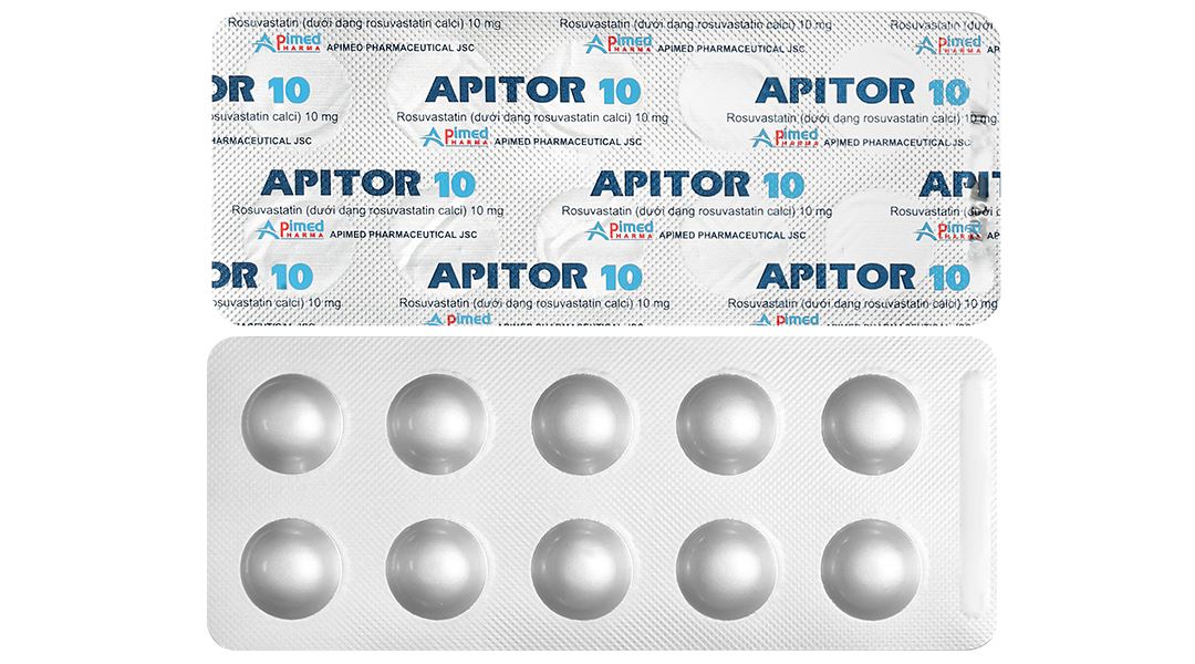 Apitor 10 điều trị cholesterol cao, giúp hạ mỡ máu