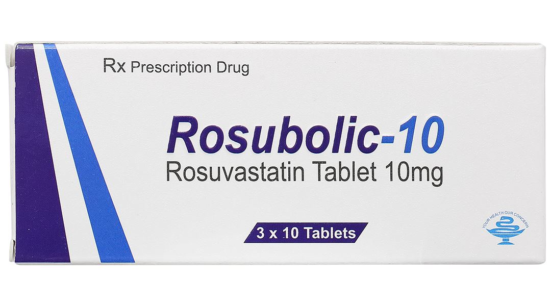 Rosubolic-10 điều trị tăng cholesterol máu