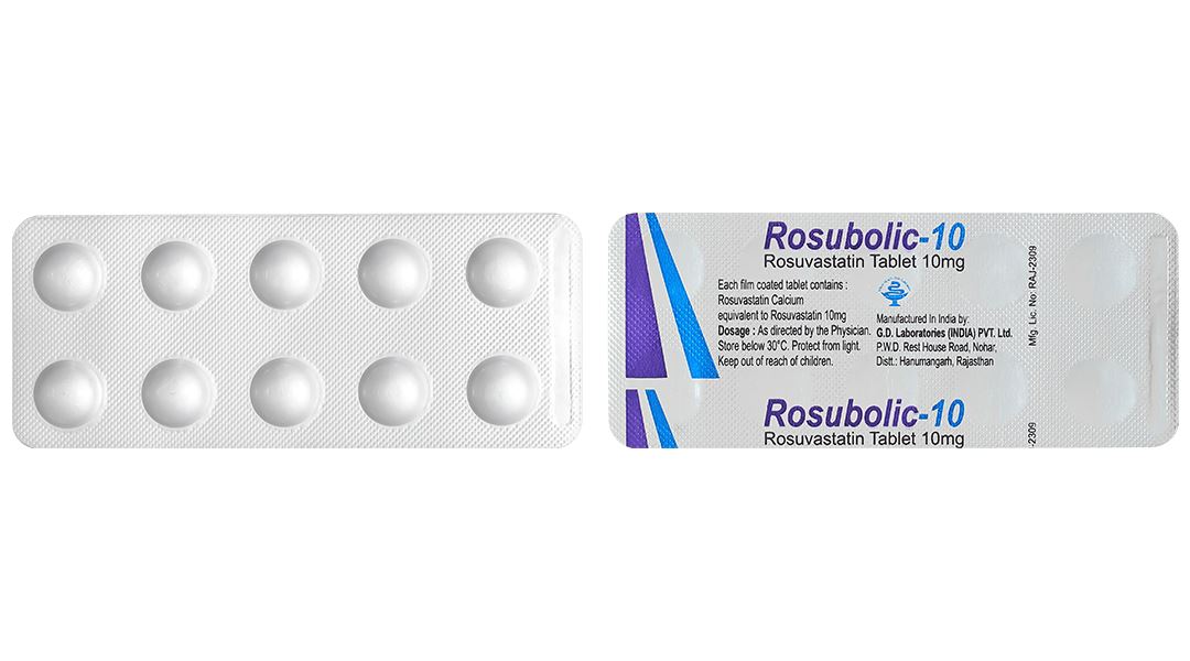 Rosubolic-10 điều trị tăng cholesterol máu