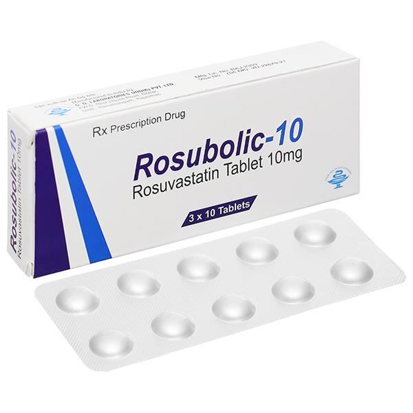 Rosubolic-10 điều trị tăng cholesterol máu
