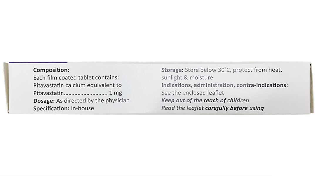 Pit-Stat Tablet 1mg tác dụng giảm cholesterol toàn phần và LDL-C