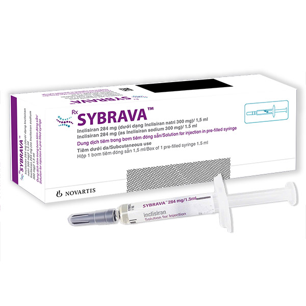 Dung dịch tiêm Sybrava 284mg/1.5ml điều trị rối loạn lipid máu
