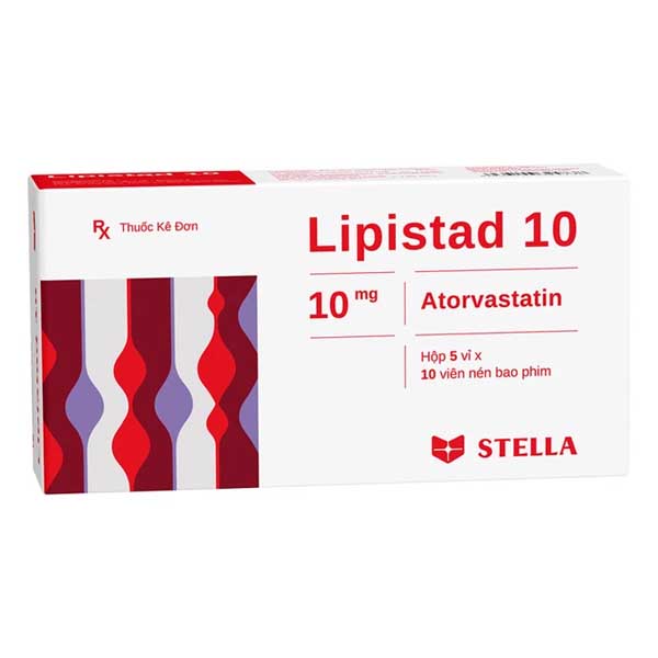 Lipistad 10 điều trị rối loạn mỡ máu