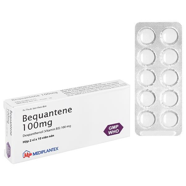 Bequantene 100mg trị rụng tóc lan tỏa