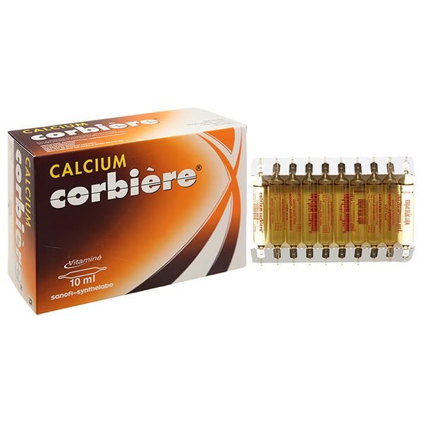 Dung dịch uống Calcium Corbière trị loãng xương, còi xương