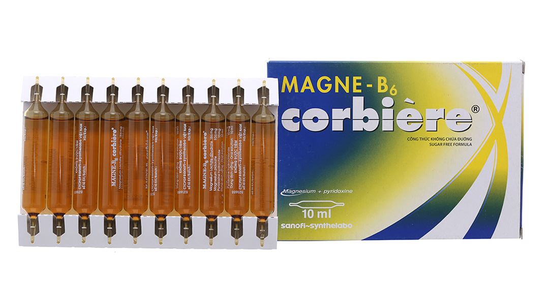 Dung dịch uống Magne - B6 Corbière trị các trường hợp thiếu magie