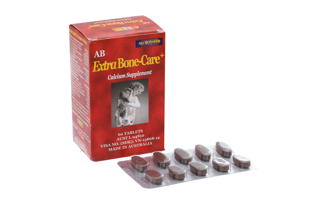 AB Extra Bone-Care+ bổ sung canxi, trị loãng xương