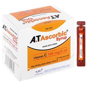 Dung dịch uống A.TAscorbic Syrup 100mg/5ml bổ sung vitamin C