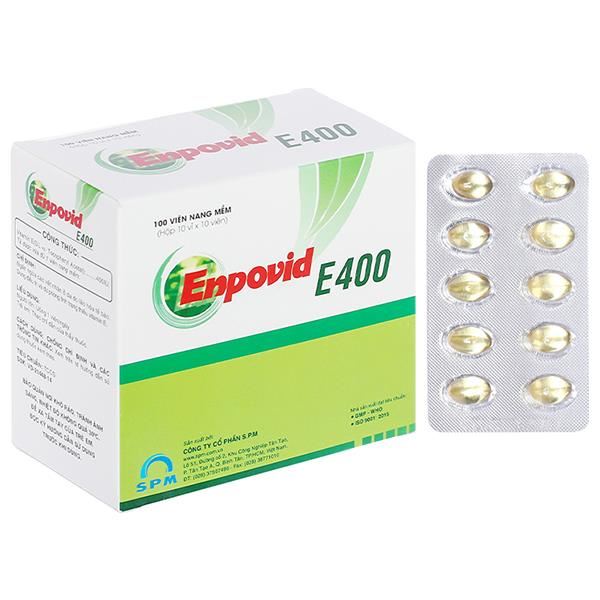 Enpovid E400 bổ sung vitamin E, ngừa lão hóa