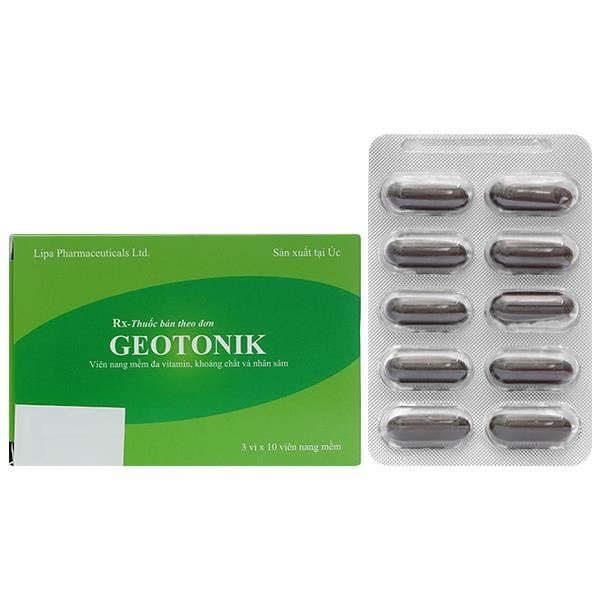 Geotonik bổ sung vitamin và khoáng chất