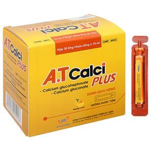Dung dịch uống A.T Calci Plus cung cấp canxi cho cơ thể
