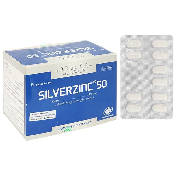 SilverZinc 50 phòng ngừa và trị thiếu kẽm
