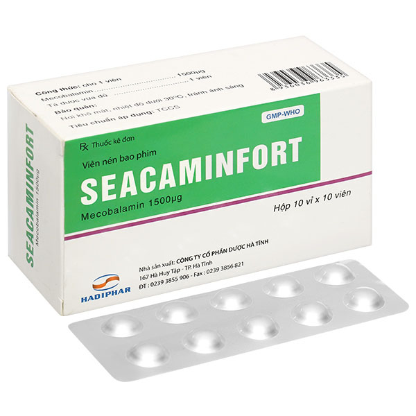 Seacaminfort 1500µg điều trị các bệnh lý thần kinh ngoại biên