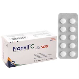 Franvit C.Ex 500 bổ sung vitamin C, tăng đề kháng