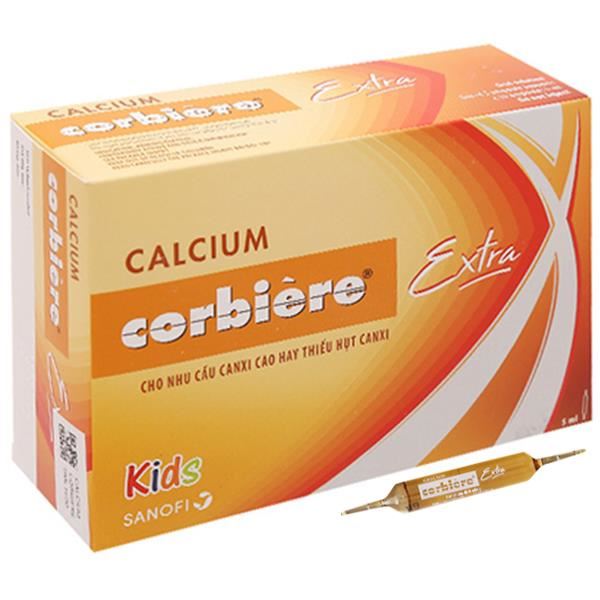Dung dịch uống Calcium Corbière Extra bổ sung canxi, trị loãng xương