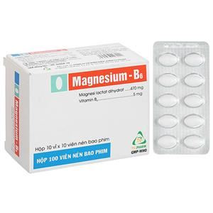 Magnesium - B6 TV.Pharm làm giảm các triệu chứng thiếu hụt magnesi