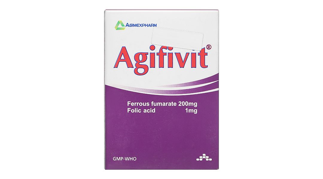 Agifivit phòng và điều trị bệnh thiếu máu